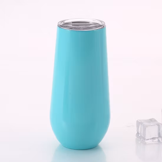 6oz Wine Champagne Flutes New Year Tumbler with Custom Logo