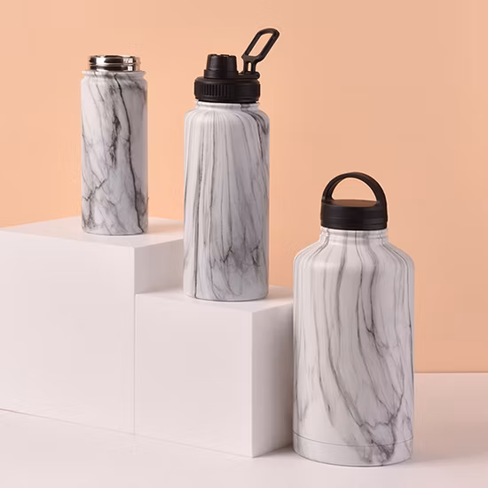 Insulated Sports Drink Tea Stainless Steel Hot Cold Portable Hydro Aqua Thermoses Vacuum Flasks with Screw Lid