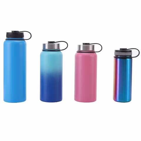 Hydro Flask Borraccia Trinkflasche Wide Mouth 32oz Water Bottle Insulated Double Wall Stainless Steel Vacuum Flasks & Thermoses