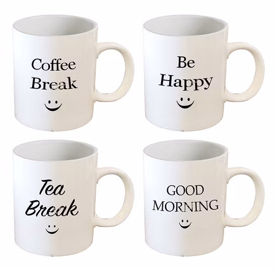 Ceramic Mug Set New Bone material Home Cute Cheap Mug for Wholesale