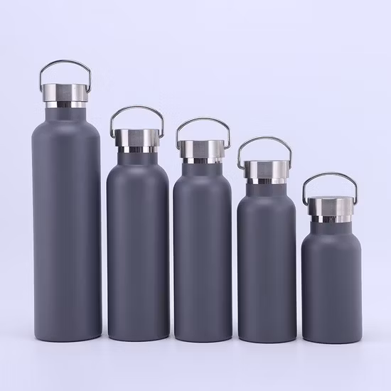 High Quality Stainless Steel Sports Water Bottle Insulated Vacuum Flask with Multi Lids