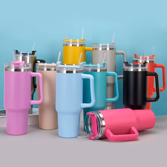40 Oz Insulated Spill Proof Hot Cold Portable Thermal Cup Stainless Steel Coffee Travel Mug Tumbler with Lid for Car