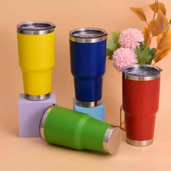 30oz 900ml Manual Gift Insulated Zhejiang Yongkang Double Wall Insulation Thermos Vacuum Cup with Straw