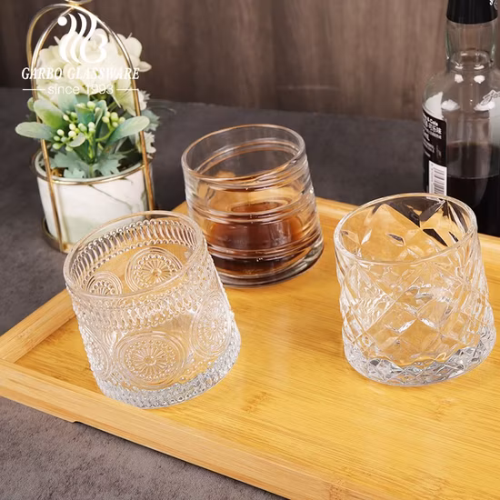 Fashion Style Glass Cup Tea Milk Beer Wine Glassware Tableware Blue Glass Tumbler for Hotel Restaurant Bar